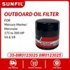35-8M0123025 8M0123025  Outboard Oil Filter for Mercury Marine/Mercruise 175 To 300 HP V6 & V8