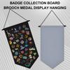 Badges Display Board, Durability Pin Organizers Wall Display Banners for Medals Pin, Collectors Showcases