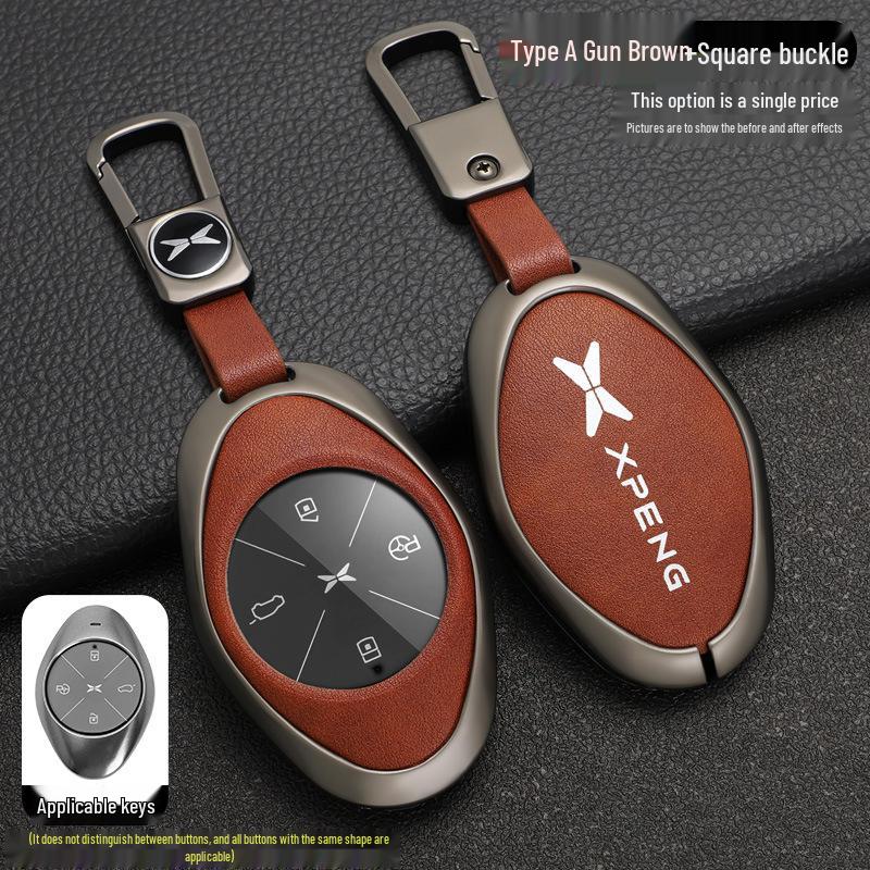 Xpeng P7/G3i Car Key Shell & Case: 2021/2022 Metal Key Holder