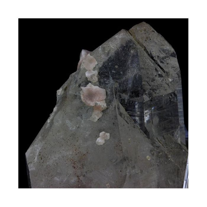 Fluorite rose + Quartz 492.6 carats