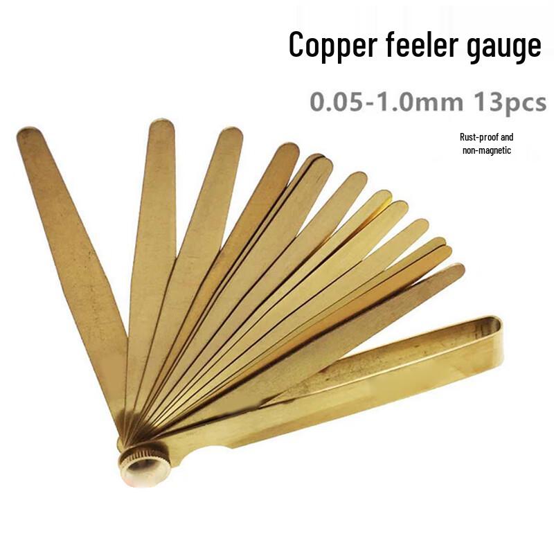 High-Precision Brass Feeler Gauge Set