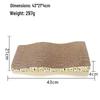 Cartoon Cat Scratching Bed - Scratch-Resistant Corrugated Cardboard Toy and Paw Board