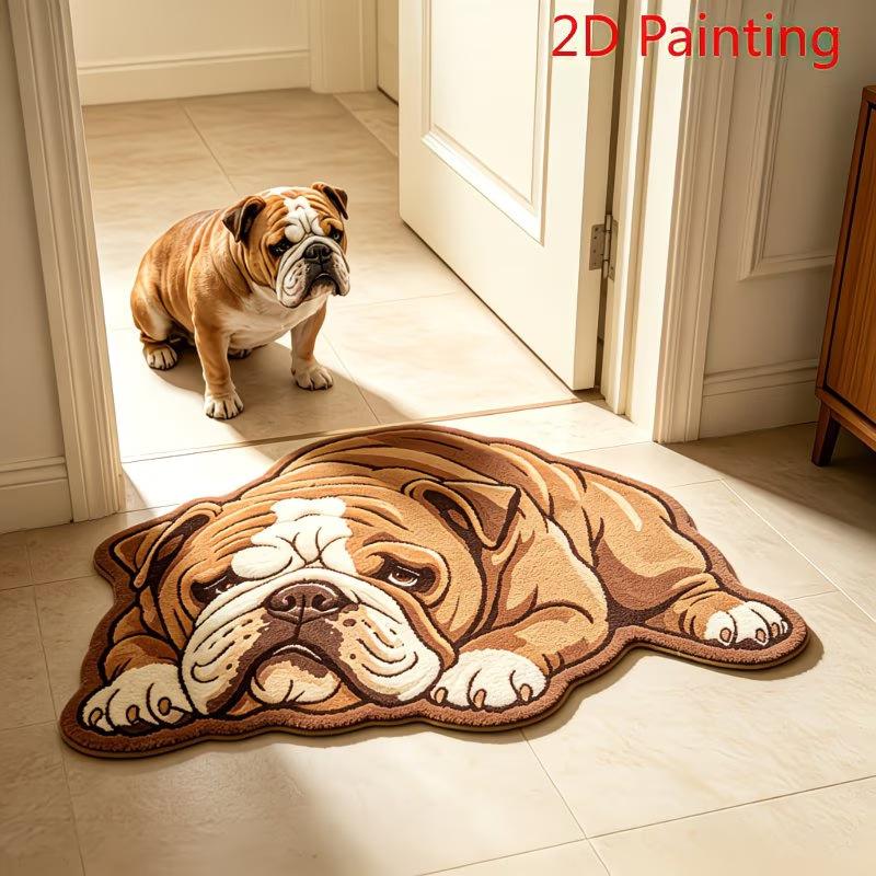 3D Animals Floor Mat, Home Bathroom Floor Mat, Quick-Drying Water Absorbing Foot Mat, Easy-to-Clean Bath Mat