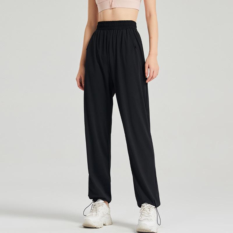 

Женские легкие брюки с широкими штанинами для защиты от солнца, москитонепроницаемые, с кулиской на щиколотке, спортивные брюки, стройнящие 3XL