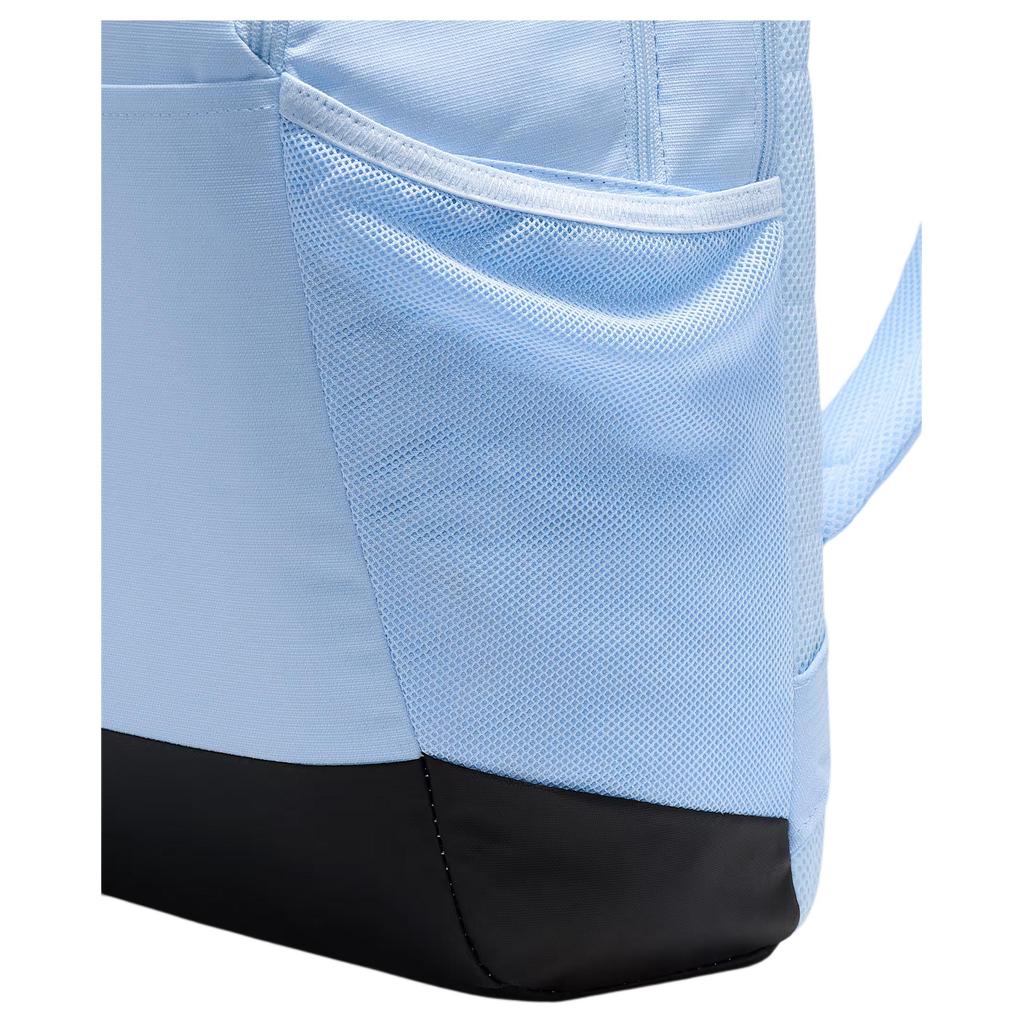 Nike Brasilia 9.5 22L Fashion Logo Print Fabric Backpack Unisex Backpack Stone-Blue Black White DH7709-441