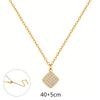 HOVANCI 18K Gold Plated Waterproof Hypoallergenic Dainty Stainless Steel Multi-Style Turtle Heart Flower Pendant Necklace