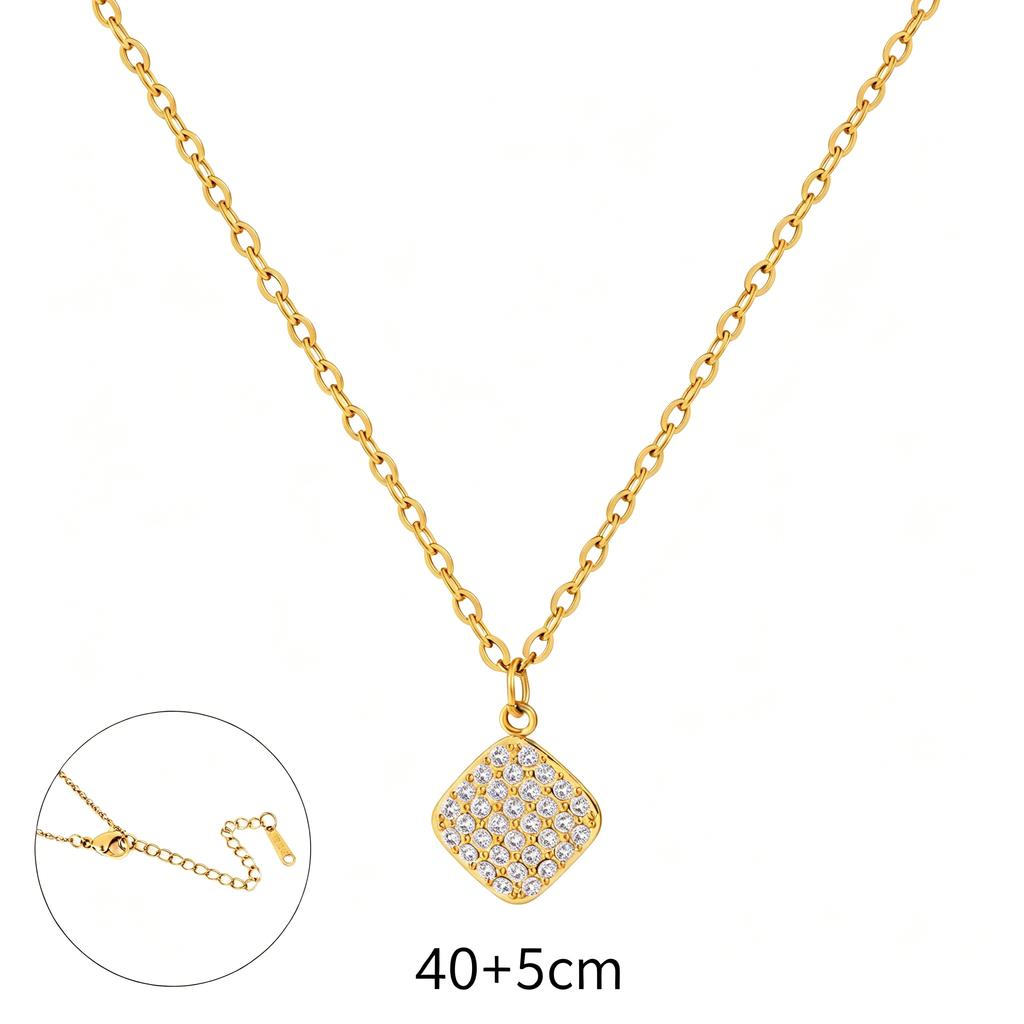 HOVANCI 18K Gold Plated Waterproof Hypoallergenic Dainty Stainless Steel Multi-Style Turtle Heart Flower Pendant Necklace