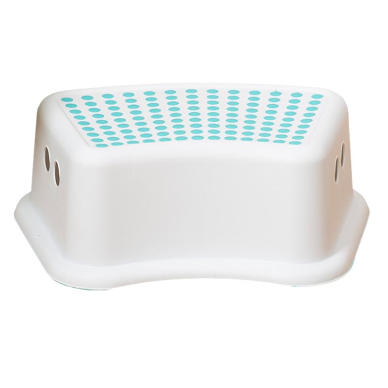

AEE4-Step Stool With Non-Slip Surface, Curved Step Stool, Potty Training Toilet,Bathroom Sink, Kitchen Counter Stool Helper синий