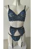 Sensual Embroidered Lace Lingerie Set - European & American Style