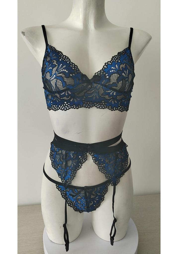 Sensual Embroidered Lace Lingerie Set - European & American Style