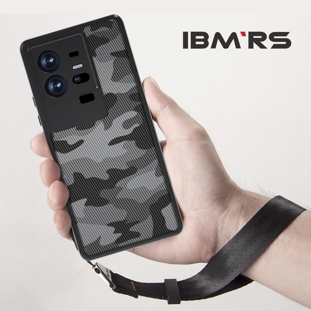 (Comes with Wrist strap)BMRS Compatible with Vivo iQOO 11 Pro Case, Prevents Accidental Drops Non-Slip Anti-Yellowing Transparent Camo Phone Cover