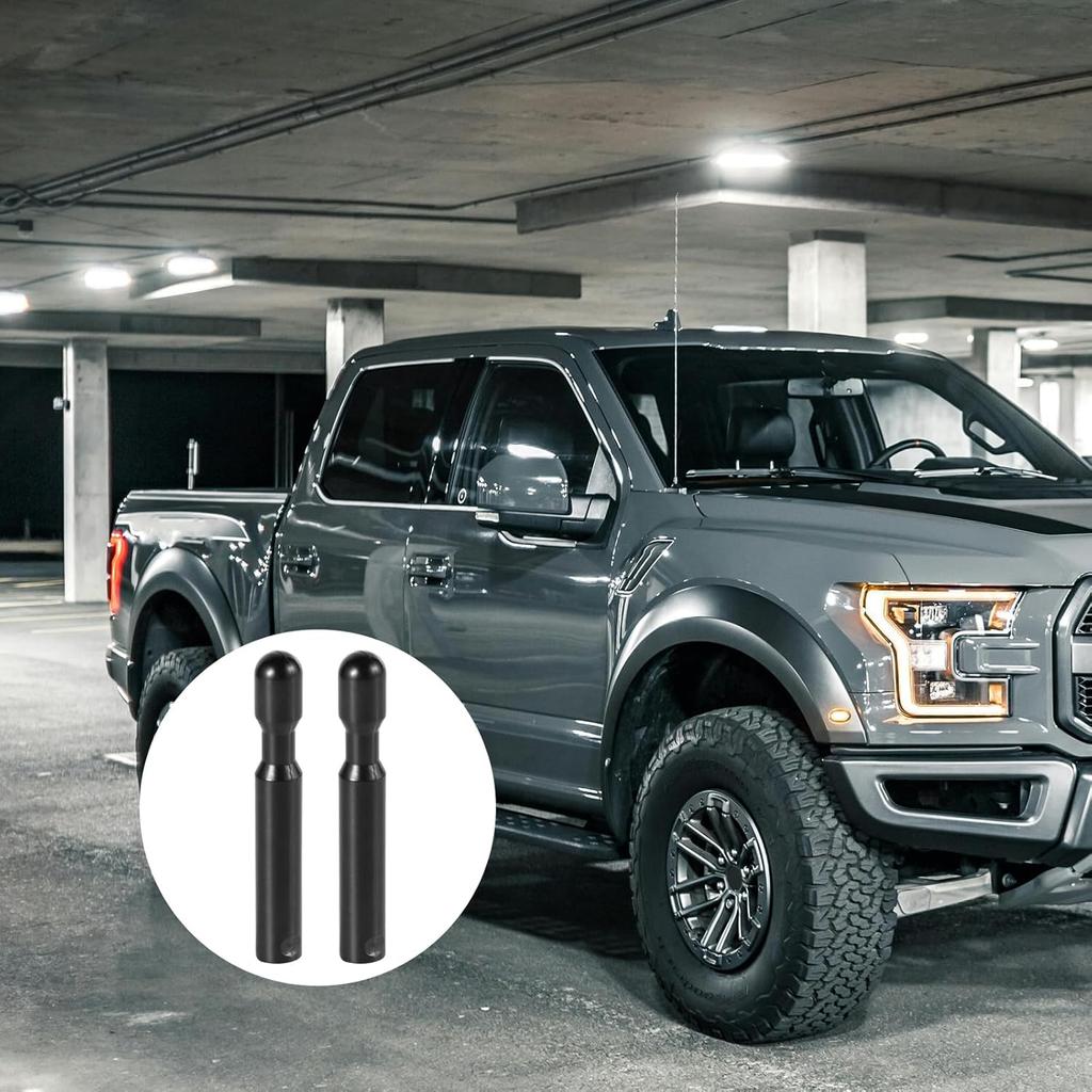 2pcs Car Door Lock Knobs, Auto Inner Door Lock Pull Pin Cap Compatible with F-150, OEM Number FODZ-5421850-A, F150 Accessories Car Replacement