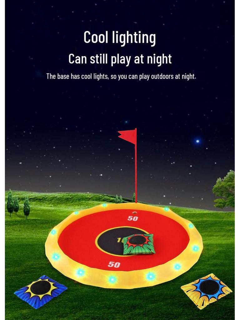 Multi-Function Light-up Children's Golf Set for Indoor & Outdoor Play & Parent-Child Interaction