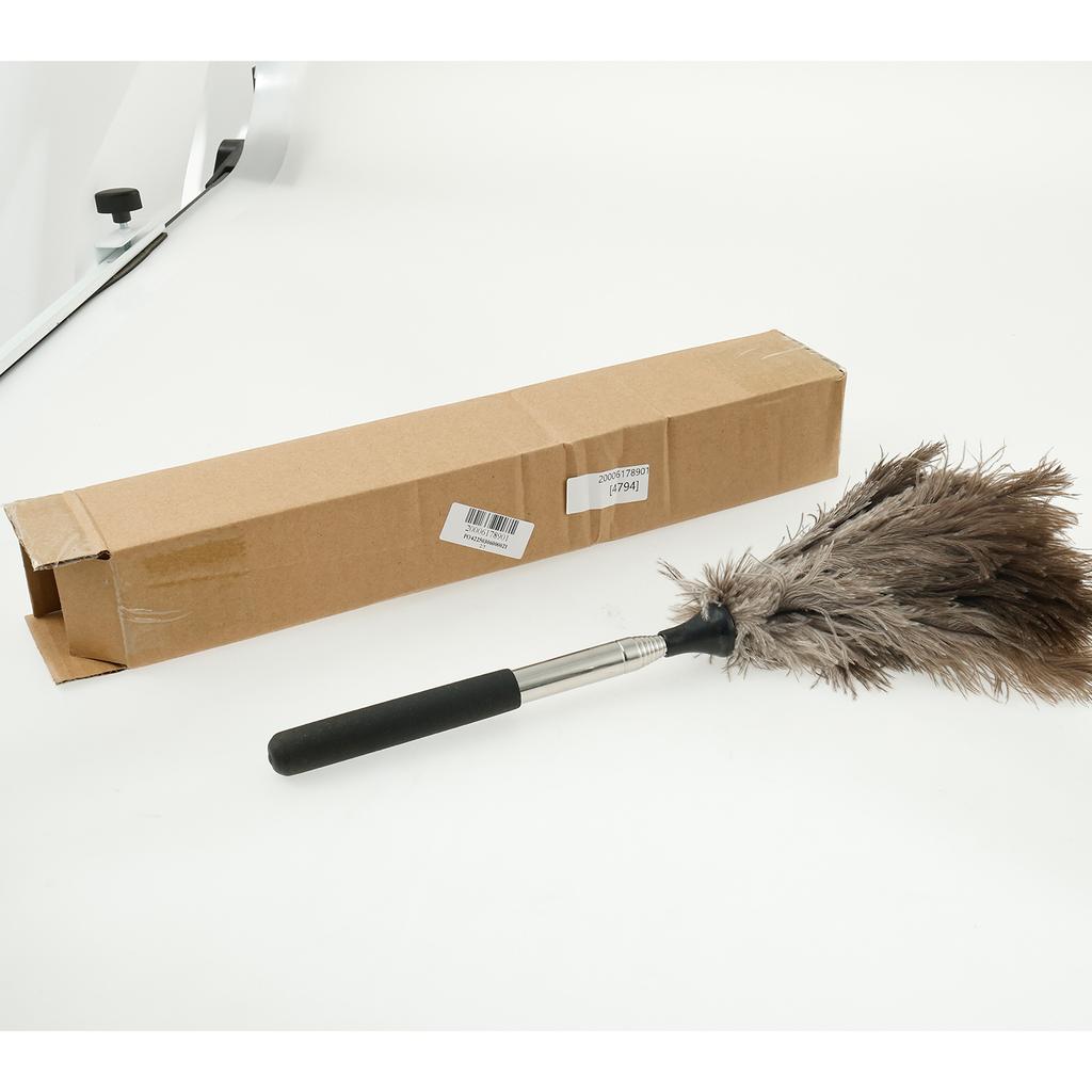 Retractable Feather Duster Ostrich with Nonslip Handle Dust collector dust removal Home Cleanning tool for Ceiling Fan Lamp TV