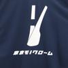 MONOCROM Back print Short sleeve Polo shirt XL Navy Men's Used