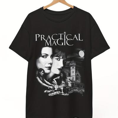 Einzigartiges Rundhals-T-Shirt HOT Practical Magic Horror-T-Shirt Apotheker-Shirt Halloween-Horror Unisex Bedruckt und Versendet