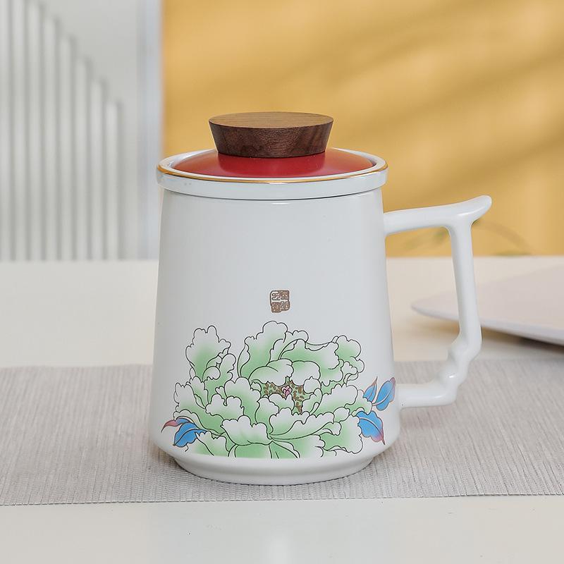 Premium Ceramic Mug with Custom Logo - Gift for Annual Company Event or Cultural Souvenir