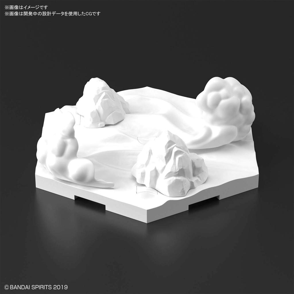 Customized Scene Base Plastic Model (Snowfield Ver.)