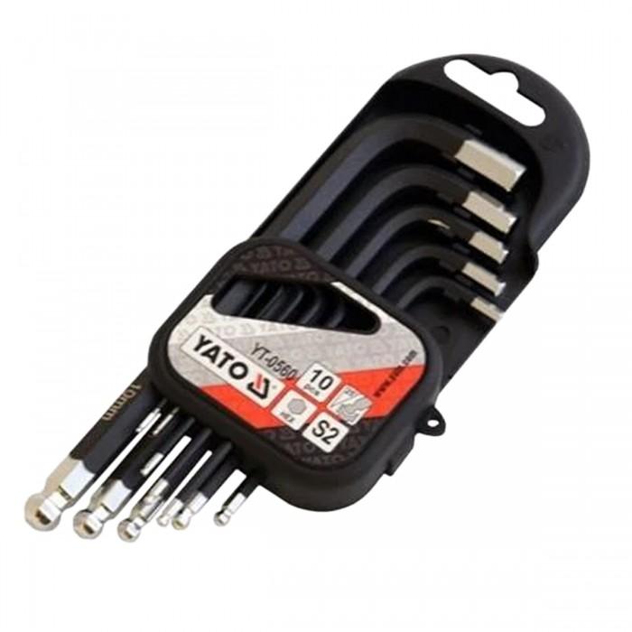 Yato Steel Hex Key Set (Pack of 10)