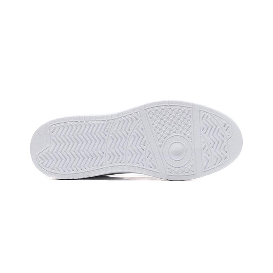 Li Ning Slip Resistant, Abrasion Resistant, Breathable Low top Skateboard Shoes Men's White AGCN335-1(Team770-B)