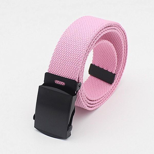 Ceinture Femme Toile Jeans Décorative Boucle Automatique Ceinture en Tissu Ceinture Femme