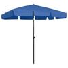 VidaXL Beach Umbrella Sun Shelter Garden Parasol Patio Parasol Terrace Outdoor Anti-UV Anti-fading Blue 314734
