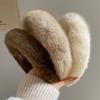 Imitation Mink Fur Wide Edge Headband for Women - Autumn/Winter Face Washing Accessory