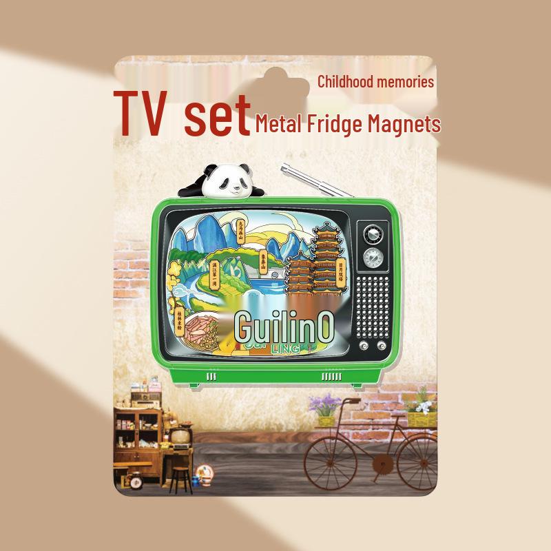 Magnetic Metal Refrigerator Magnets: City-Themed Cultural Souvenirs and Creative Tourist Gifts