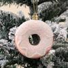 Plastic Painted Christmas Balls Pendant Xmas Tree Pendants  Merry Christmas Decoration