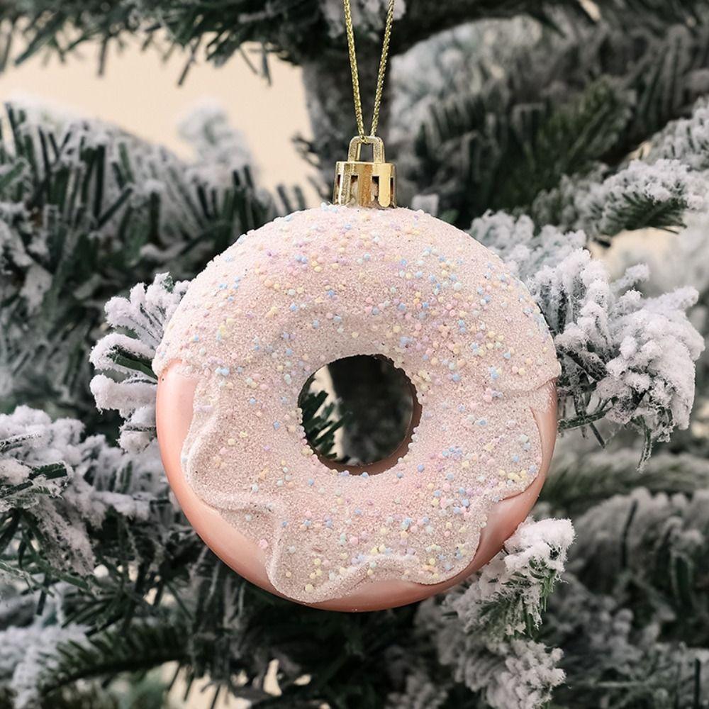 Plastic Painted Christmas Balls Pendant Xmas Tree Pendants  Merry Christmas Decoration