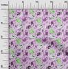 oneOone Cotton Flex Amethyst Fabric Kids Animal Sewing Fabric by The Yard Printed DIY Clothing Sewing Supplies 40 Inch