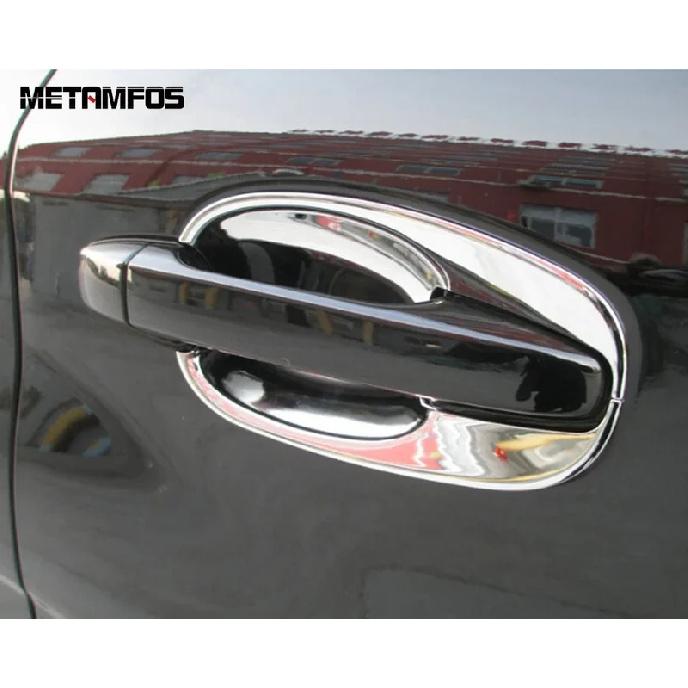 For Subaru Forester 2013-2016 2017 2018 Chrome Side Door Handle Bowl Cover Trim Protection Cap Exterior Accessories Car Styling