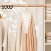 Durable Clothes Hanger Double-Sided Hanger, with 12 Hooks Open Hook Design, V-Shape Vertical Easy Access Organizer, for Shirts Hats Belts Scarves