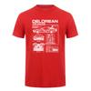 Back To The Future Delorean Schematic Tshirt Print Tshirt Unisex Cotton T Shirt Summer Hip Hop Tees Dz241