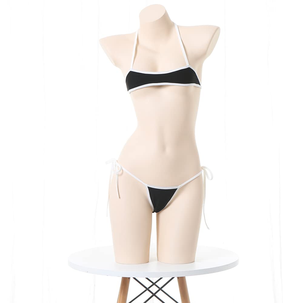 Micro Ultra School Anime Extreme School Swimsuit Mini Bra Bikini Set [YANJING] Bikini, Small, Cute, Sexy, Swimsuit, Swimsuit, Cosplay, Cute, Style,