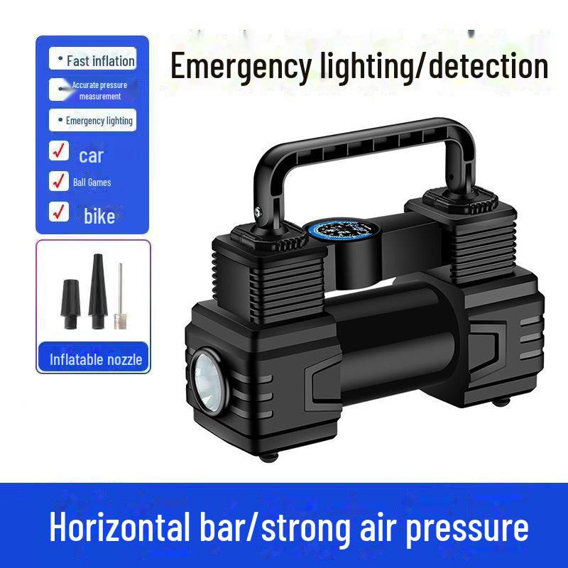 

Универсальный портативный электрический воздушный насос для автомобилей: Ручной, аккумулятор 12 В, совместим с напряжением 36 В/48 В Portable Corded Pointer Version чёрный