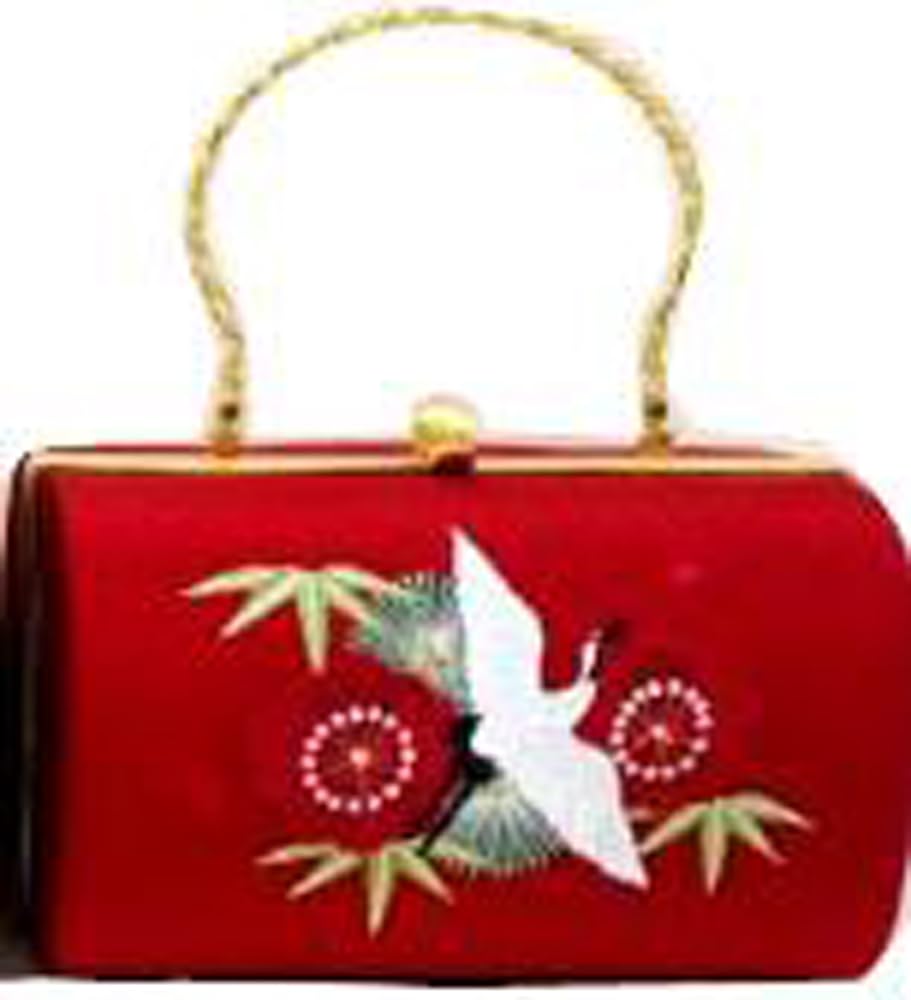 

Ando Red Plum and Crane Embroidered Bag GKT-17 Women s Pine, Bamboo,