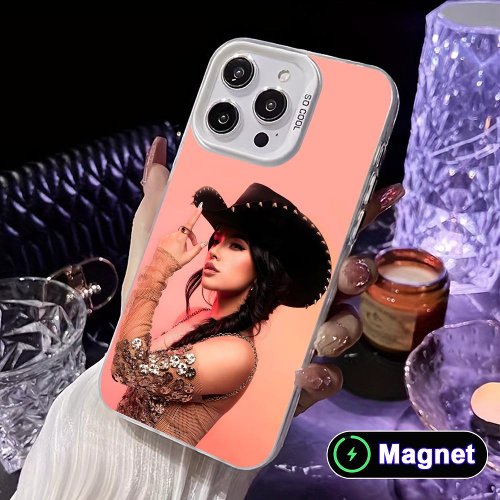 

Fashion Becky G White Translucent MagSafe Mobile Phone Case for iPhone 17 16 15 14 13 12 11 X XR XS Air Pro Max Plus Cover iPhone 16