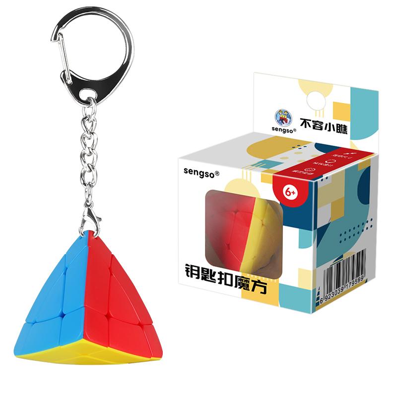 

SENGSO Magic Tower 2x2 3x3 Pyraminx Special Cube&Keychain cube&Mirror Sticker/Stickerless Speed Cube Triangle Cube Brain Teasers
