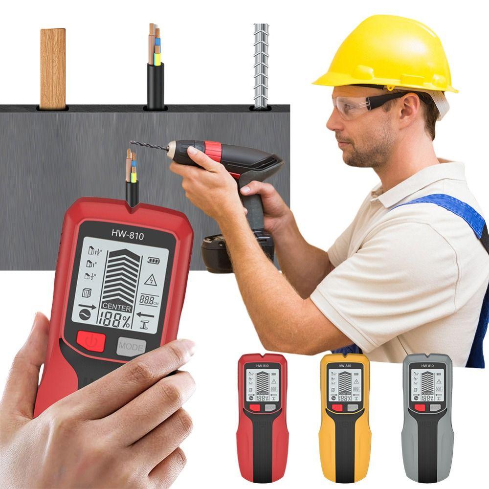 Depth Tracker 6-in-1 Stud Finder Accurately Locate Wall Detector Scanner  Metal Pipes Detection