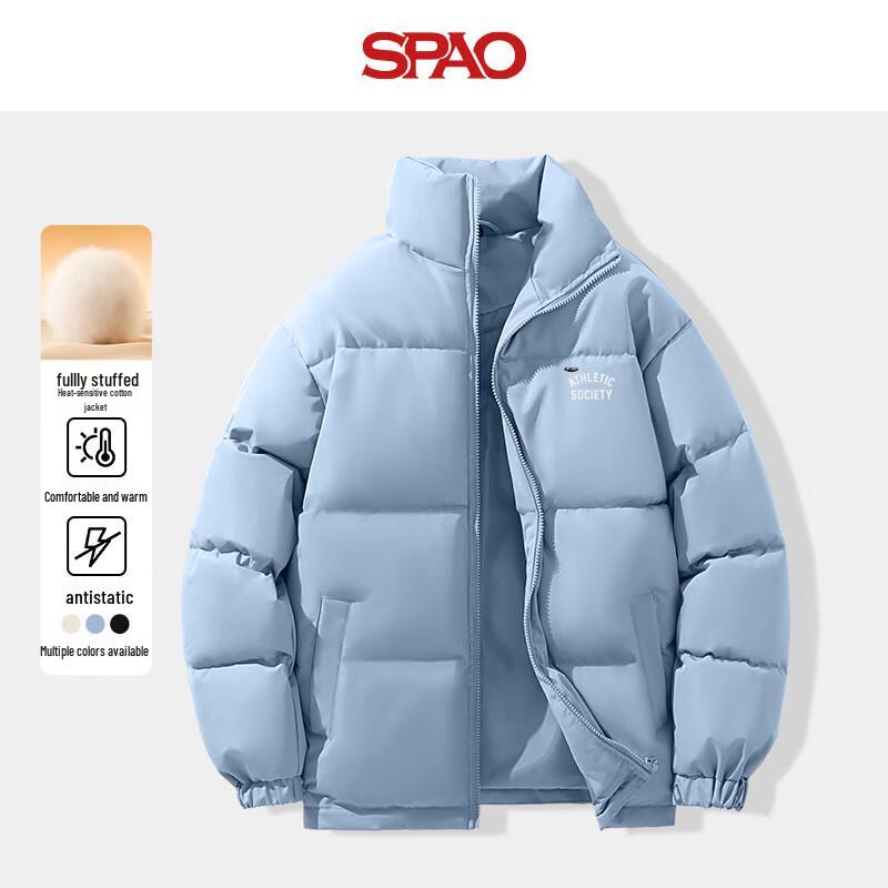 SPAO Zimowa kurtka puchowa unisex z kołnierzem stojącym