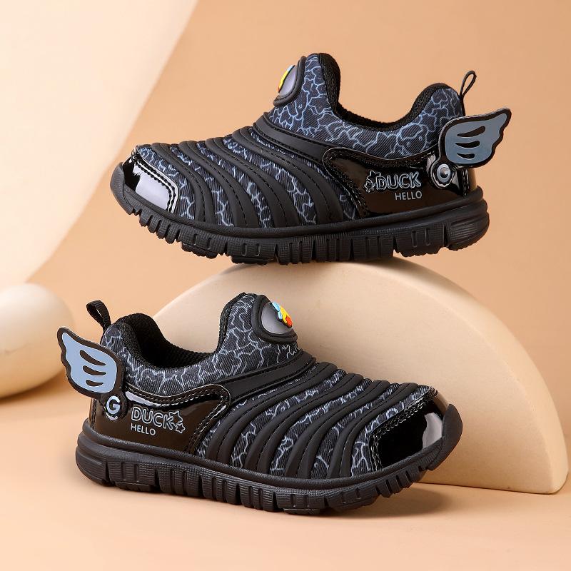 Classmate caterpillar children's shoes 2025 autumn new mesh boys sports shoes little girl baby shoes 2025