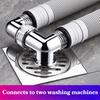 Three-Way Drain Connector Adapter 2-In-1 Universal Drain Adapter  Home Laundry Use