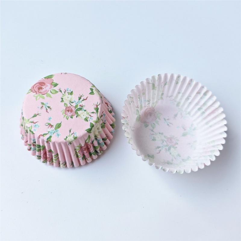 100Pcs/Lot Beautiful Flower Cupcake Paper Liner Baking Muffin Cupcake Mold Cups Cake Decorating Tools Cupcake Box Set