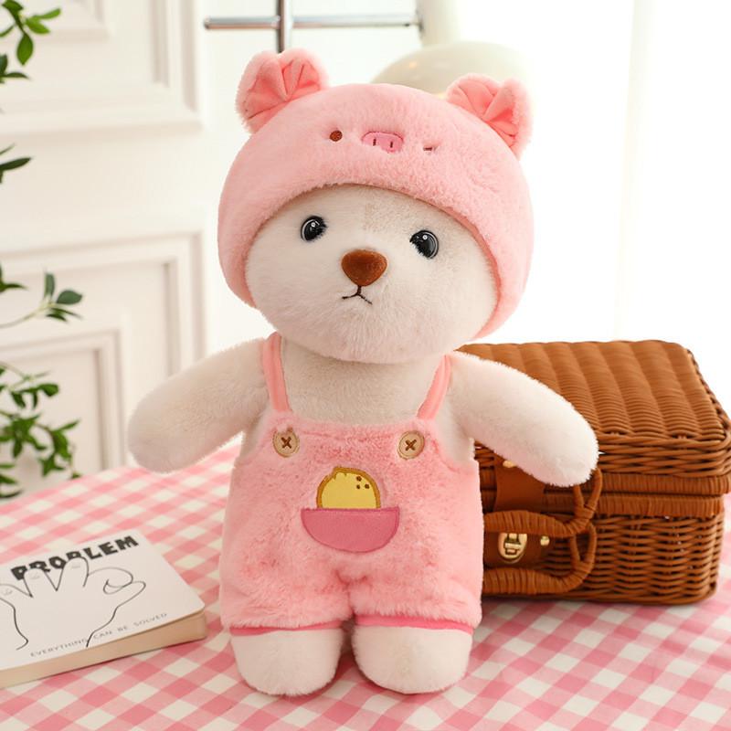 

Teddytales Rabbit Pig Animal Dressup Plush Doll Childrens Birthday Gift Toy Pig,28cm