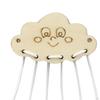Busy Board Accessories Cloudy Pendant Early Educational Basic Skills Developmental Activities Wooden