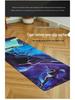 Extra Large Non-Slip Suede Yoga Mat - Sweat-Absorbent, Thick, Natural Rubber