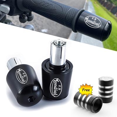 Pour FB Mondial Flat Track HPS 125 300 Hipster Imola SMT SMX 125 Enduro Motard Guidon en CNC Poignées Embouts de Guidon