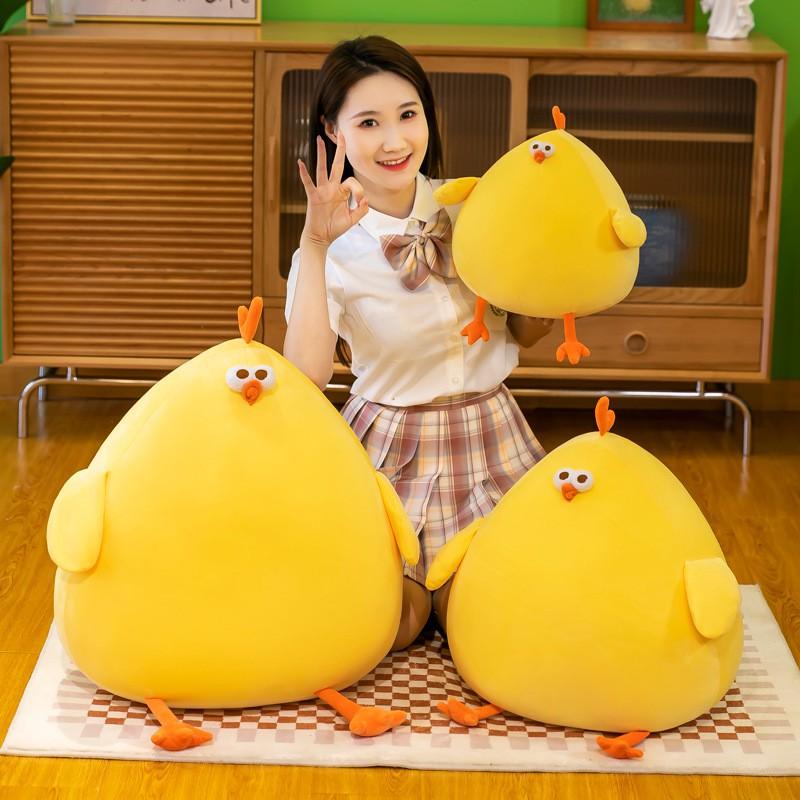 Cute Plush Chicken Doll Soft Stuffed Animal Pillow Kids Girls Birthday Gift Home Decor