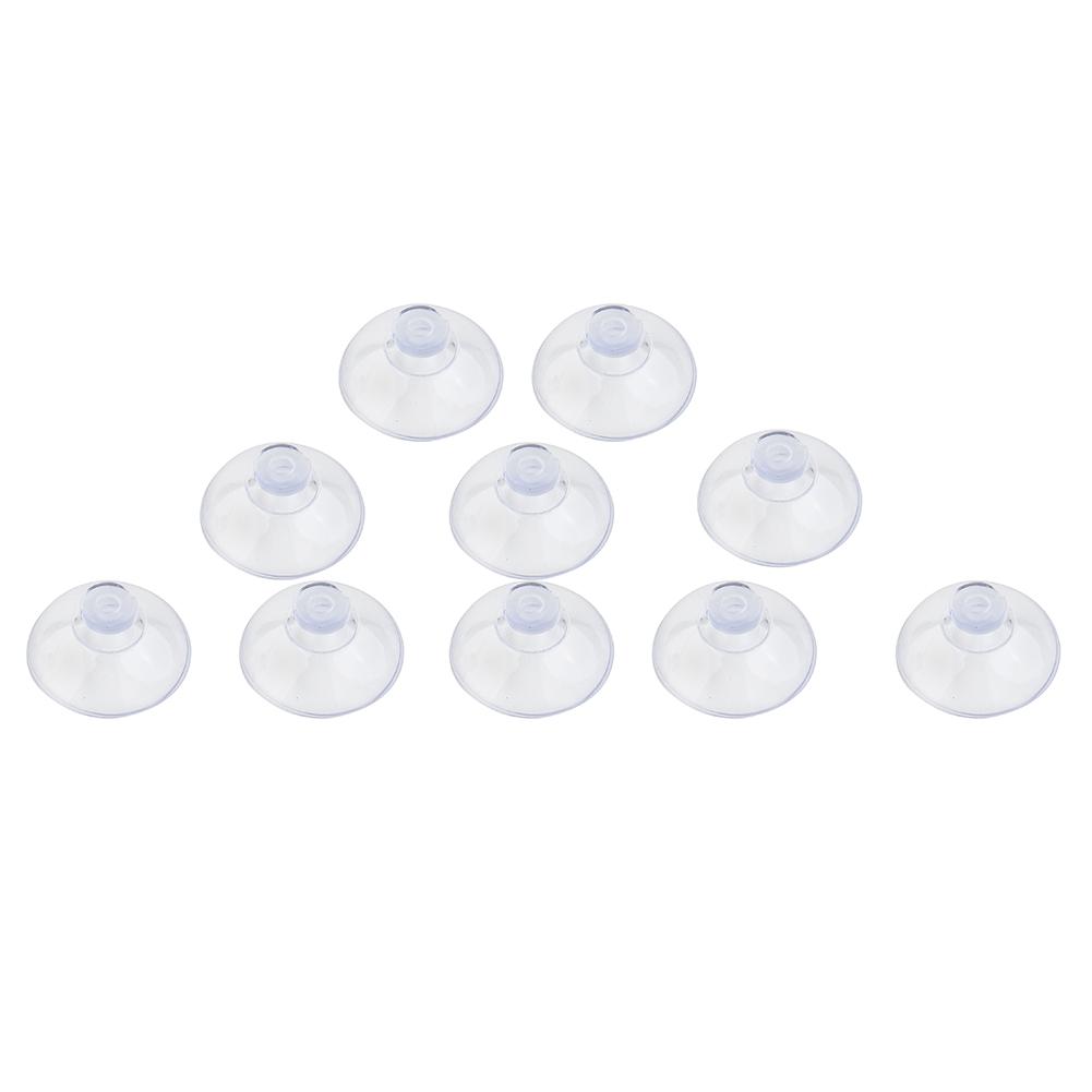 10pc Suction Cups Any Type Wide Range Clear Plastic/Rubber Casement Sucker